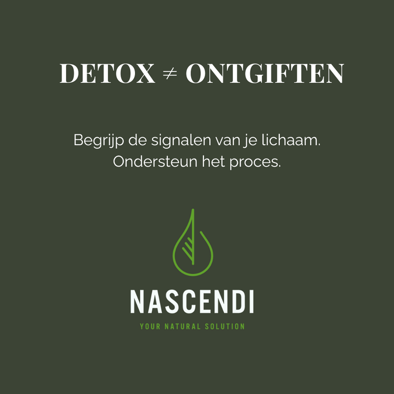 Detox & Ontgiften. Wat is het verschil – en waarom doet het ertoe?
